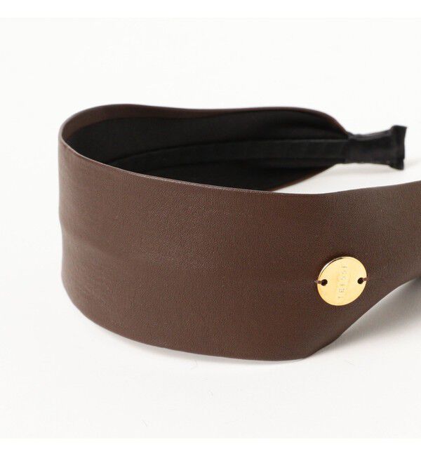 Demi-Luxe BEAMS 「TRESSE / ワイド レザー カチューシャ」|その他|