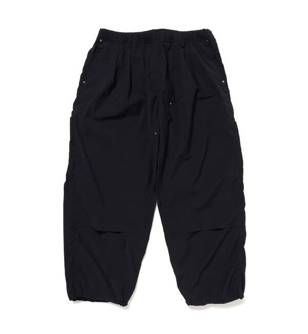 BEAMS「ワイド ダブルニー イージーパンツ」|チノ|