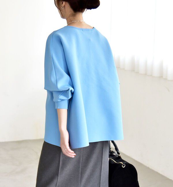 quaranciel「quaranciel:〈手洗い可能〉ボートネック ワイド ニット プルオーバー」|ニット・セーター|