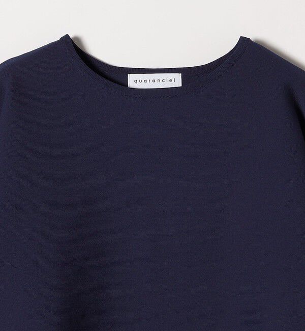 quaranciel「quaranciel:〈手洗い可能〉ボートネック ワイド ニット プルオーバー」|ニット・セーター|