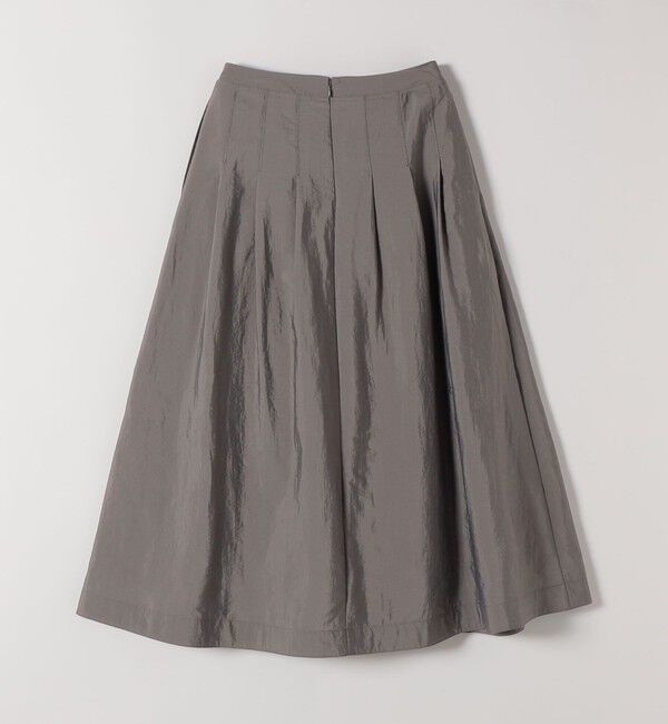 quaranciel「quaranciel:〈洗濯機可能〉ナイロン ステッチ タック フレア スカート」|スカート|