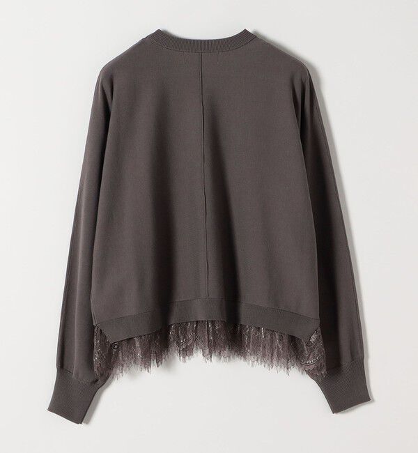 quaranciel「quaranciel:〈手洗い可能〉レースヘム ドルマン ニット プルオーバー」|ニット・セーター|