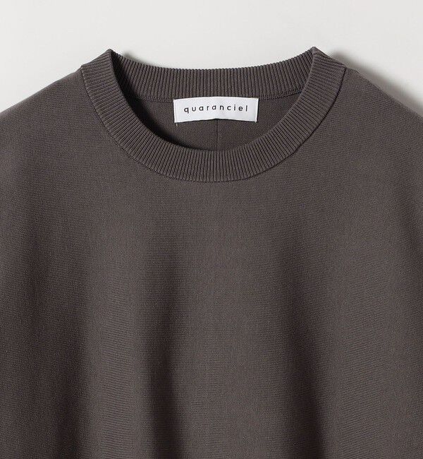 quaranciel「quaranciel:〈手洗い可能〉レースヘム ドルマン ニット プルオーバー」|ニット・セーター|