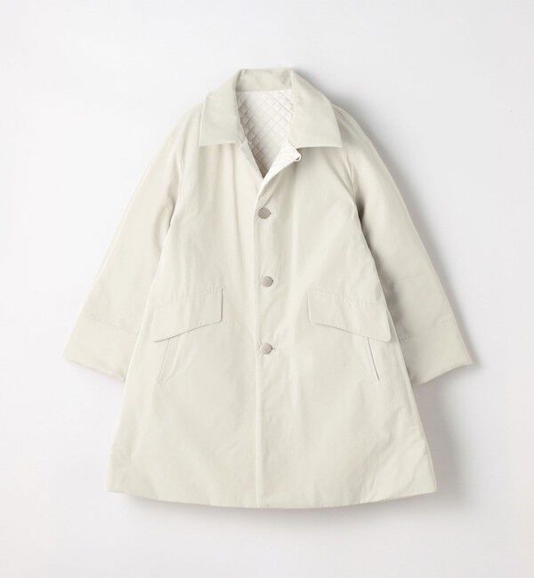 Ballsey「パデットリバーキルティング リバーシブルハーフコート」|ステンカラーコート|