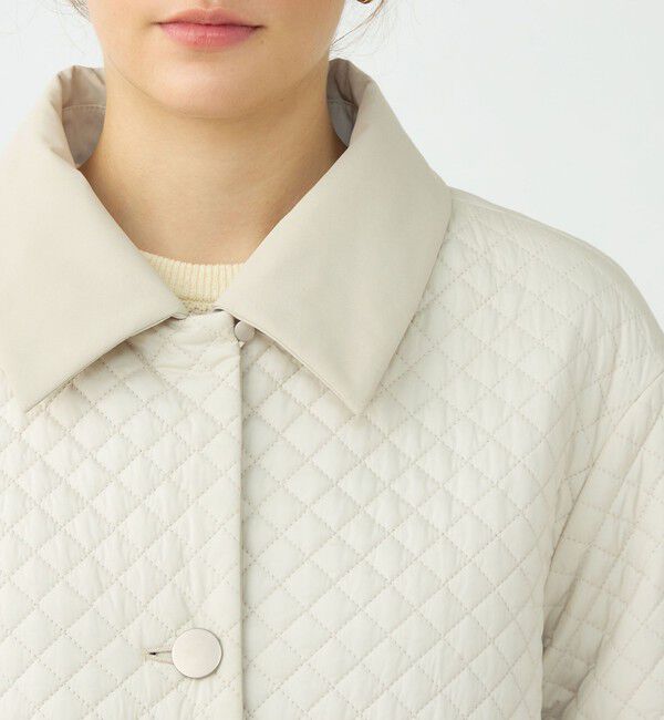 Ballsey「パデットリバーキルティング リバーシブルハーフコート」|ステンカラーコート|