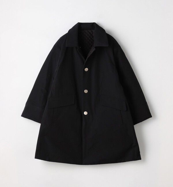 Ballsey「パデットリバーキルティング リバーシブルハーフコート」|ステンカラーコート|