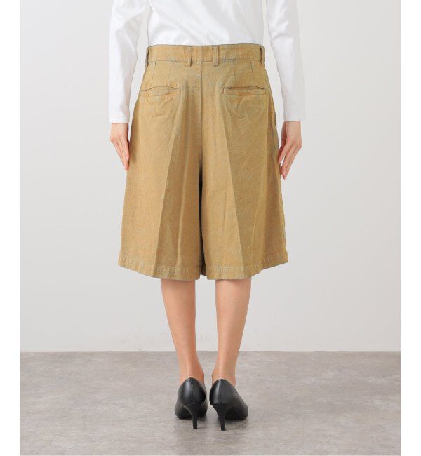  「TOGA TOO Flocky denim short pants TZ252-FF959：ショートパンツ」|スラックス|