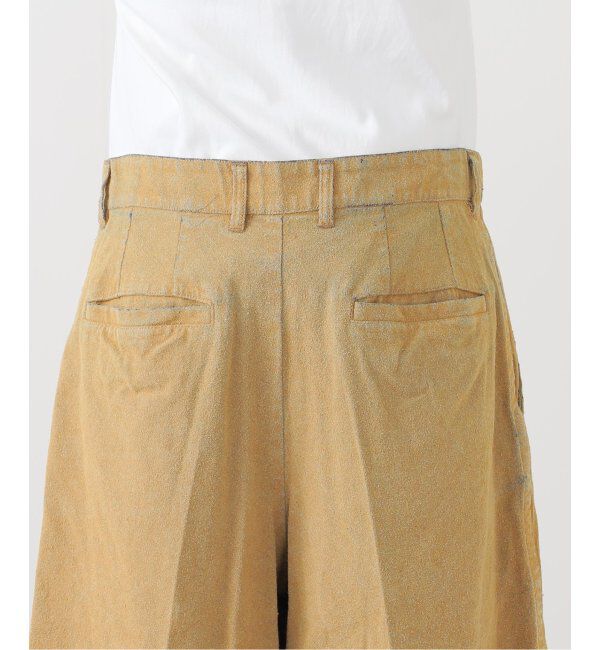  「TOGA TOO Flocky denim short pants TZ252-FF959：ショートパンツ」|スラックス|