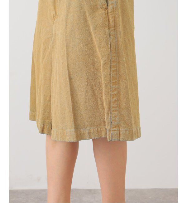  「TOGA TOO Flocky denim short pants TZ252-FF959：ショートパンツ」|スラックス|