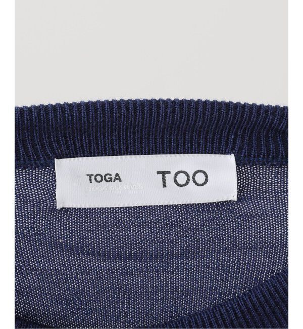  「TOGA TOO Argyle knit pullover TZ252-XN942：ニット」|ニット・セーター|