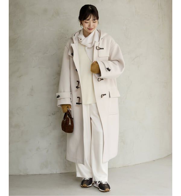 MONTGOMERY/モンゴメリー 別注 140sパイル ロングダッフルコート（IENA