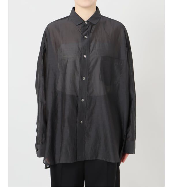 VERMEIL par iena「《予約》TICCA ティッカ コットンシルクスクエアビッグシャツ uni 0261401113」|シャツ・ブラウス|