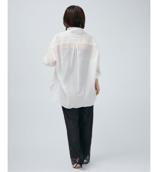 VERMEIL par iena「《予約》TICCA ティッカ コットンシルクスクエアビッグシャツ uni 0261401113」|シャツ・ブラウス|