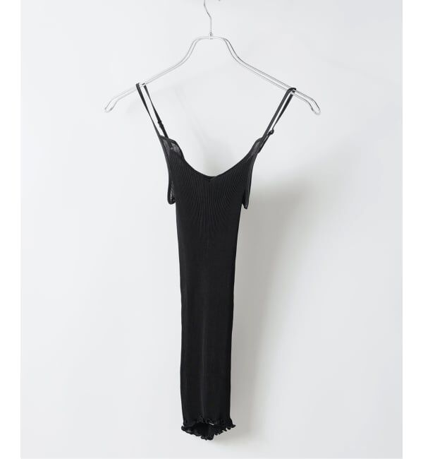 VERMEIL par iena「AROMATIQUE アロマティック  シルクVネックキャミソール J784AR」|キャミソール|