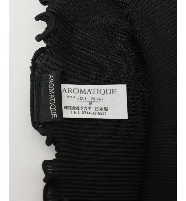 VERMEIL par iena「AROMATIQUE アロマティック  シルクVネックキャミソール J784AR」|キャミソール|