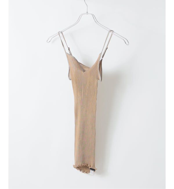 VERMEIL par iena「AROMATIQUE アロマティック  シルクVネックキャミソール J784AR」|キャミソール|