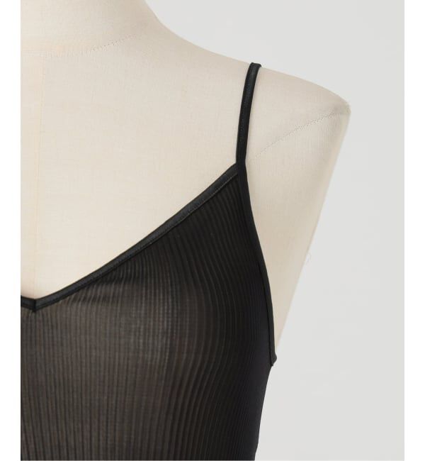 VERMEIL par iena「AROMATIQUE アロマティック  シルクVネックキャミソール J784AR」|キャミソール|