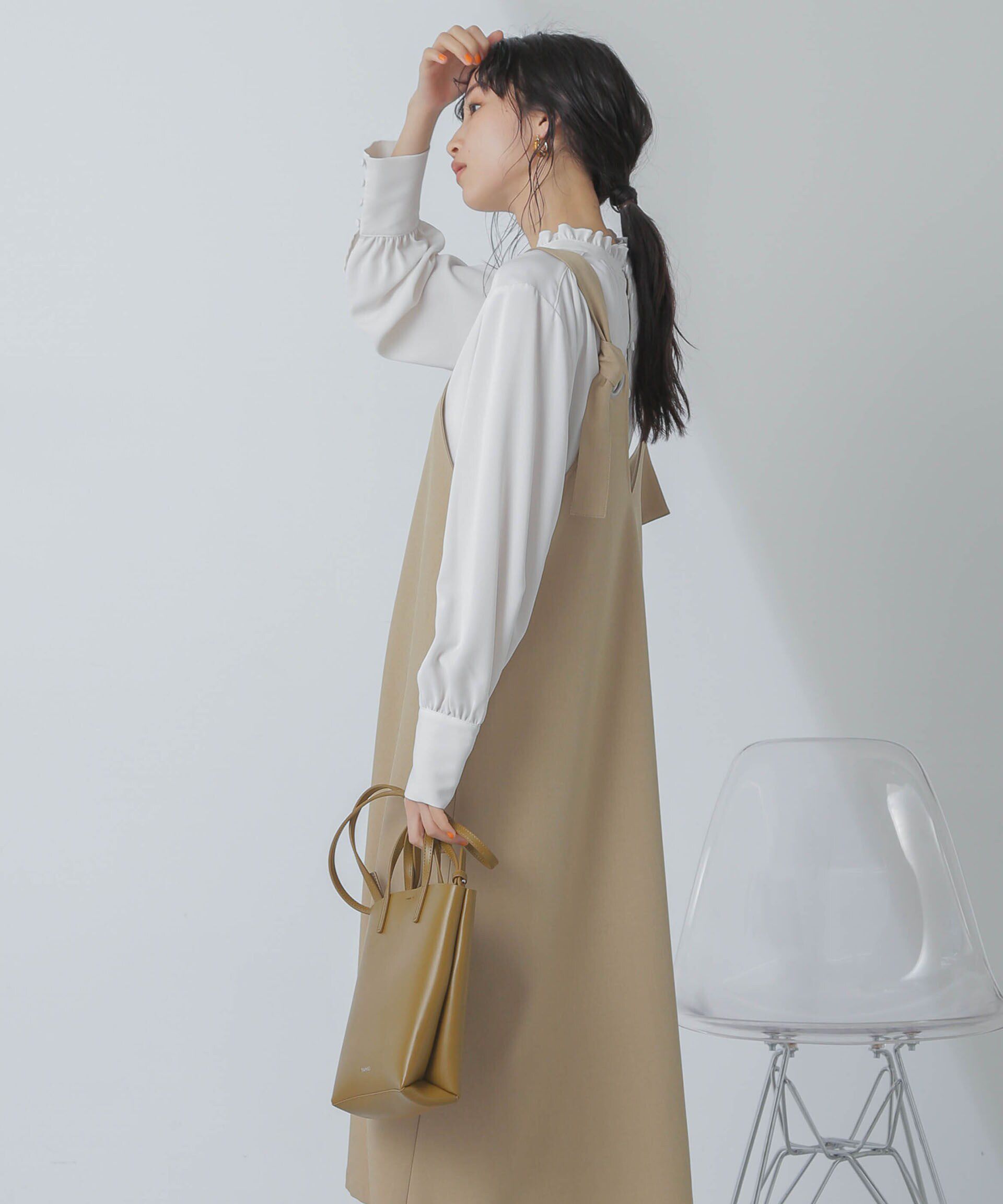 nano･universe「前後2wayベルトストラップワンピース」|ワンピース|