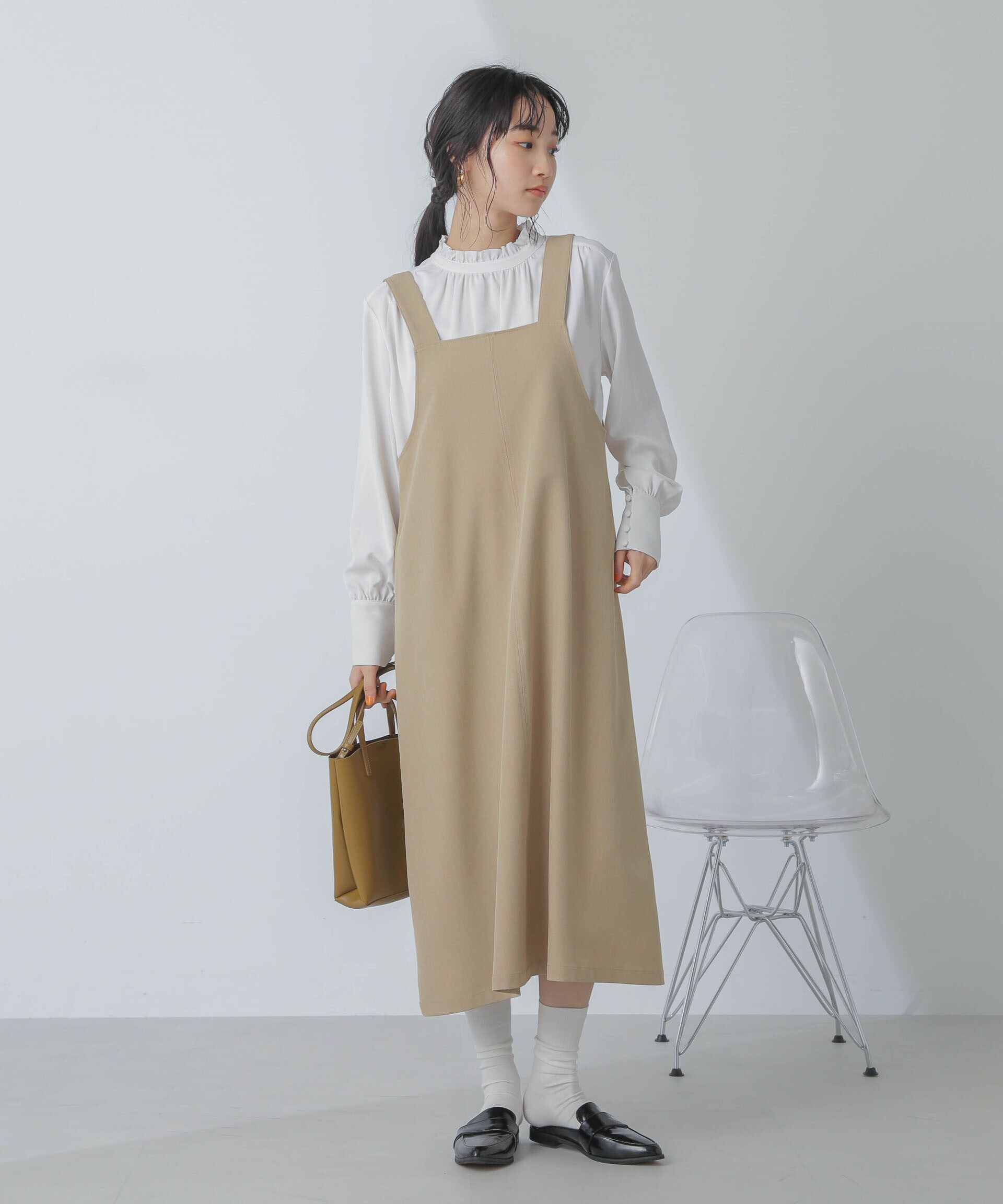 nano･universe「前後2wayベルトストラップワンピース」|ワンピース|