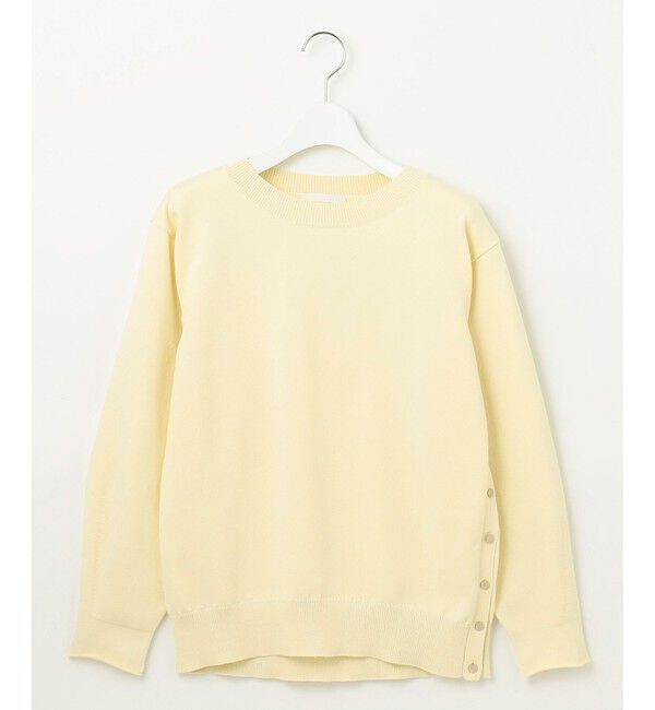 自由区「【WEB限定カラーあり・洗える】コットンナイロンミドルゲージ ニット」|ニット・セーター|