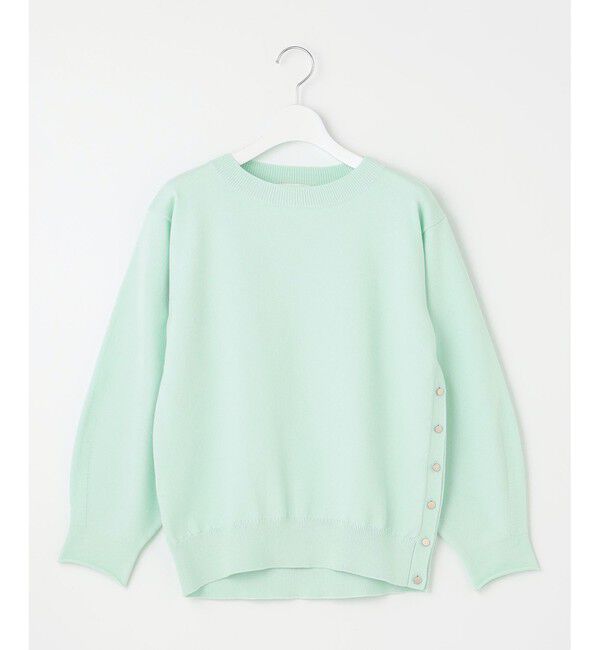 自由区「【WEB限定カラーあり・洗える】コットンナイロンミドルゲージ ニット」|ニット・セーター|