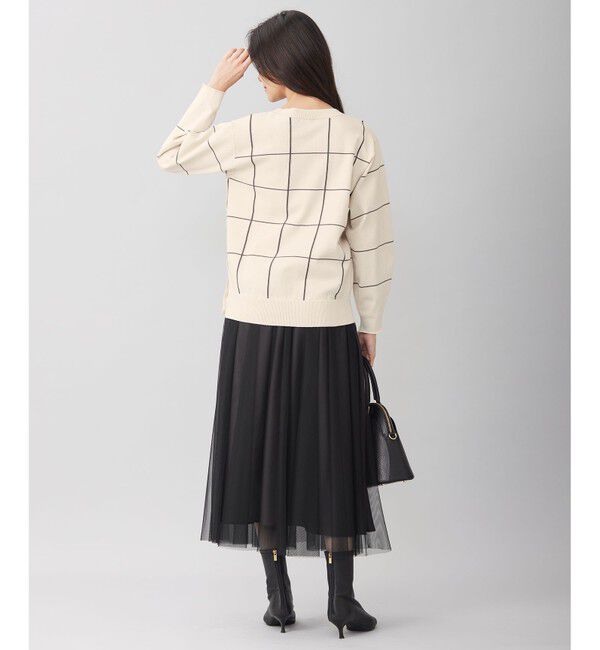 自由区「【WEB限定カラーあり・洗える】コットンナイロンミドルゲージ ニット」|ニット・セーター|