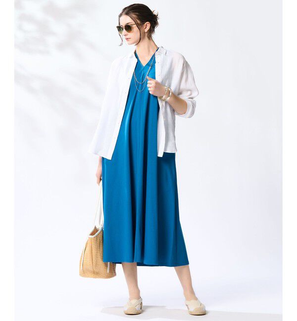 23区「【Oggi8月号掲載/洗える】LIBECO ベーシック シャツ」|シャツ・ブラウス|