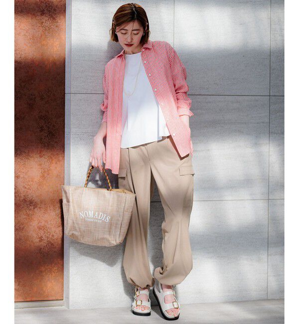 23区「【Oggi8月号掲載/洗える】LIBECO ベーシック シャツ」|シャツ・ブラウス|