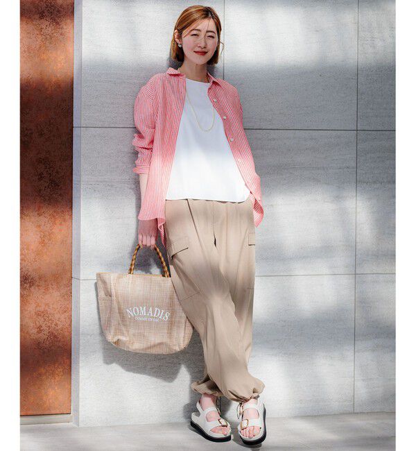 23区「【Oggi8月号掲載/洗える】LIBECO ベーシック シャツ」|シャツ・ブラウス|