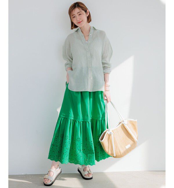 23区「【Oggi8月号掲載/洗える】LIBECO ベーシック シャツ」|シャツ・ブラウス|