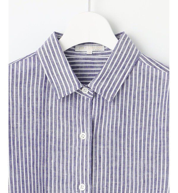 23区「【Oggi8月号掲載/洗える】LIBECO ベーシック シャツ」|シャツ・ブラウス|