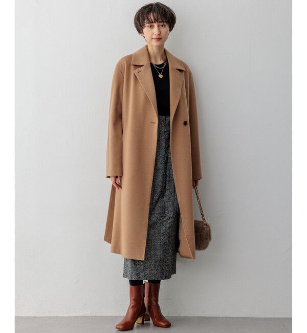 23区「【洗える】ウールカシミヤ クルーネック ニット」|ニット・セーター|