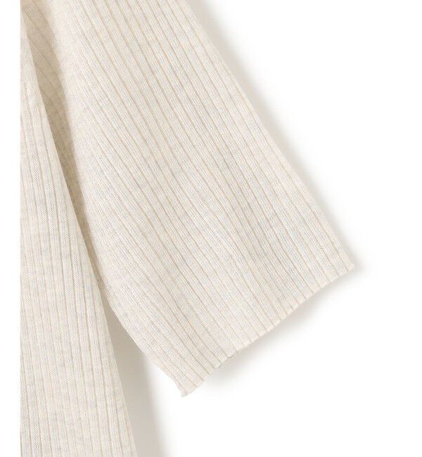 23区「【洗える】シャイニーシアー リブ ニット」|ニット・セーター|