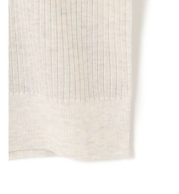 23区「【洗える】シャイニーシアー リブ ニット」|ニット・セーター|