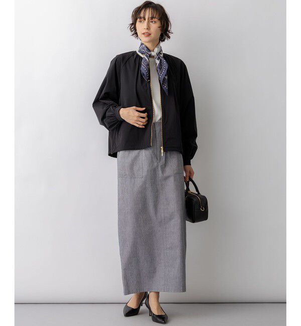 23区「2WAYストレッチタフタ ギャザーブルゾン」|その他|