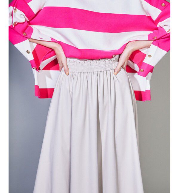  「フェイクレザースカート」|スカート|