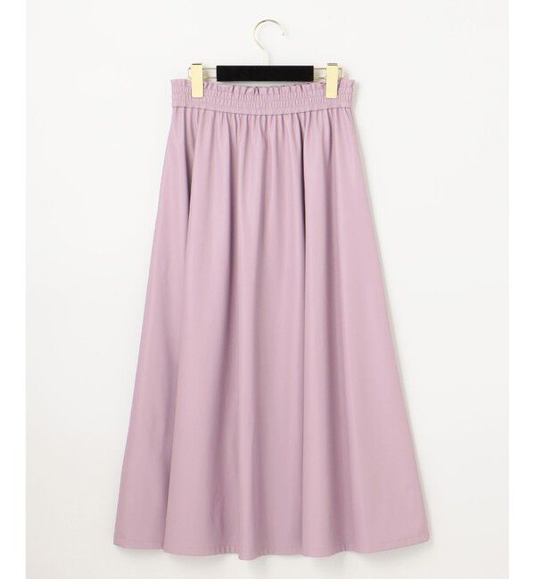  「フェイクレザースカート」|スカート|