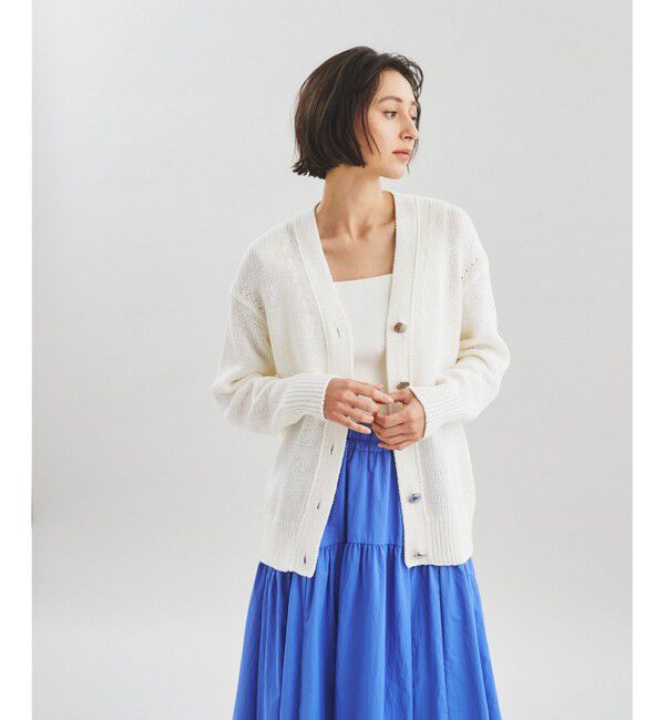 Diagram「リリヤーンニットカーディガン」|カーディガン|ホワイト