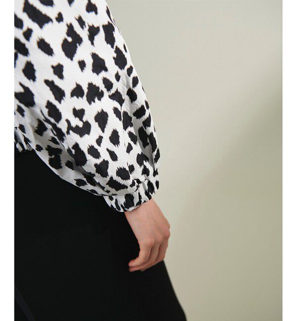 Grace Class「レオパードジャガードブルゾン」|ブルゾン・スタジャン|