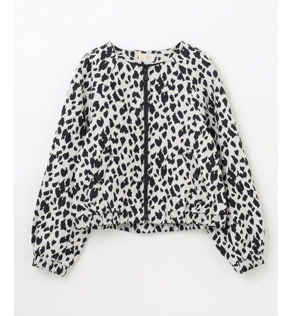 Grace Class「レオパードジャガードブルゾン」|ブルゾン・スタジャン|