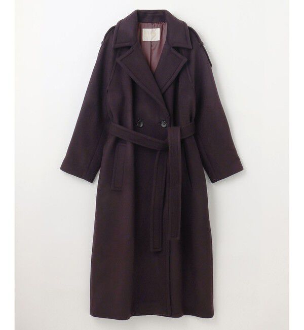 Grace Class「オーバーサイズミリタリーコート」|ミリタリー・モッズコート|ボルドー