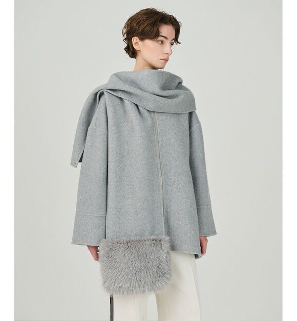 Diagram「フードストールリバーコート」|ポンチョ・ケープ|