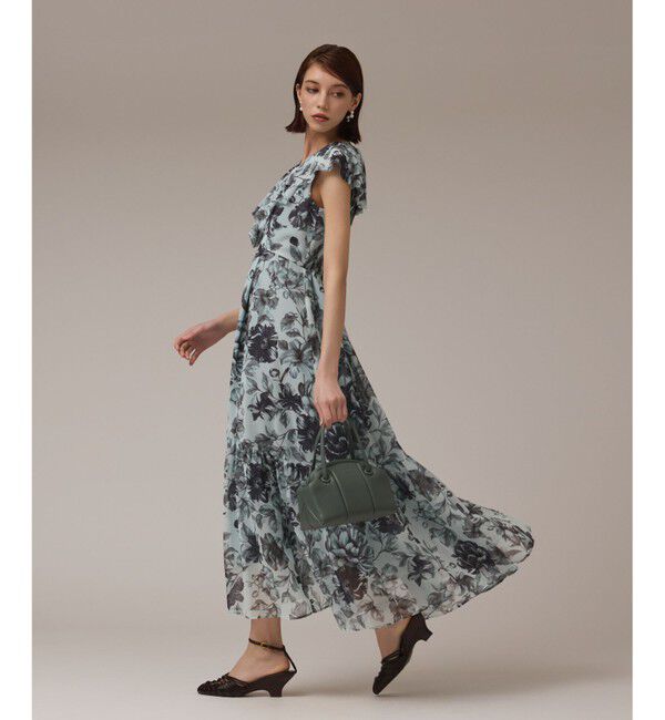 Diagram「フラワープリントフリルワンピース」|ワンピース|