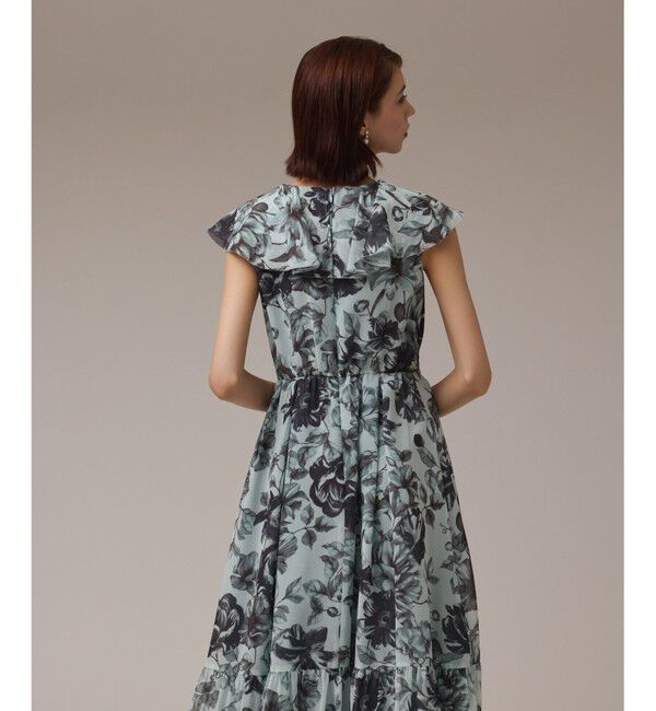 Diagram「フラワープリントフリルワンピース」|ワンピース|