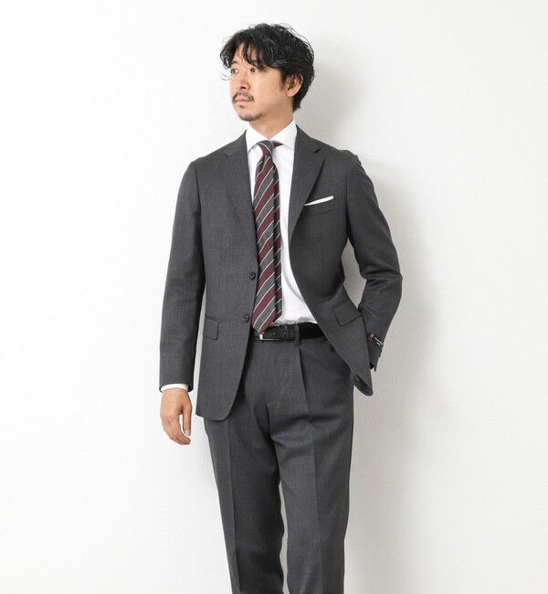 NOLLEY'S goodman「《セットアップ》尾州 WOOL SUIT セットアップスーツ 25AW」|テーラードジャケット|ミディアムグレー