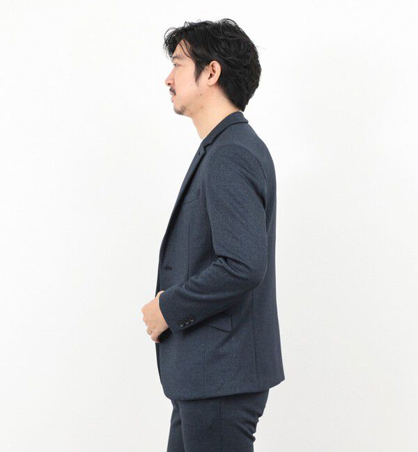 Stutostein「《ビジカジ/セットアップ対応》CORDURA 裏起毛ウォッシャブルストレッチジャケット 25AW」|テーラードジャケット|