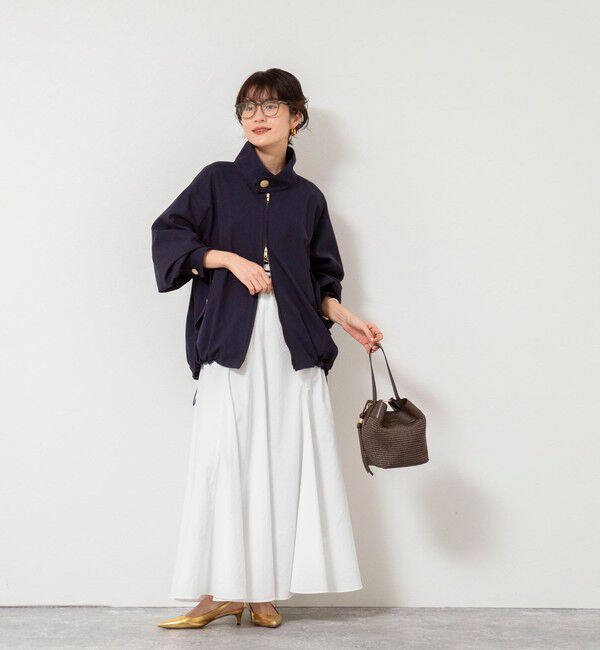 NOLLEY'S「【WEB＆一部店舗限定色アイテム】ウォッシャブルヴィンテージタフタマチ入りマキシスカート」|スカート|