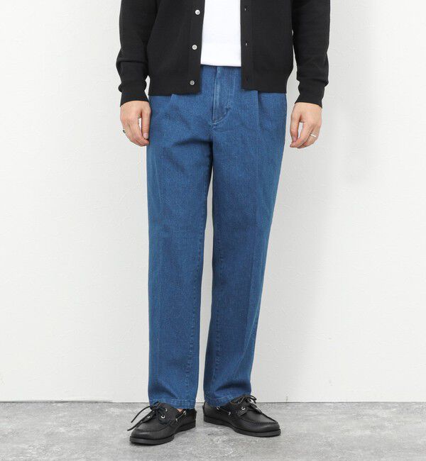 NOLLEY'S goodman「デニムストレッチ ワイドジャスト丈PT 26SS」|デニム|