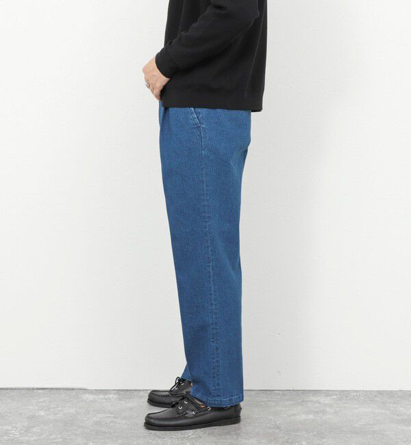 NOLLEY'S goodman「デニムストレッチ ワイドジャスト丈PT 26SS」|デニム|