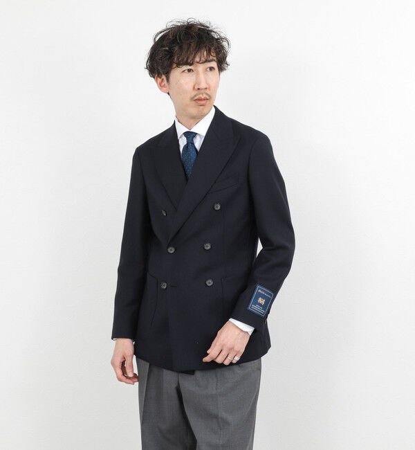 NOLLEY'S goodman「《ビジカジ対応》MARTIN ホップサックダブルJK 26SS」|テーラードジャケット|
